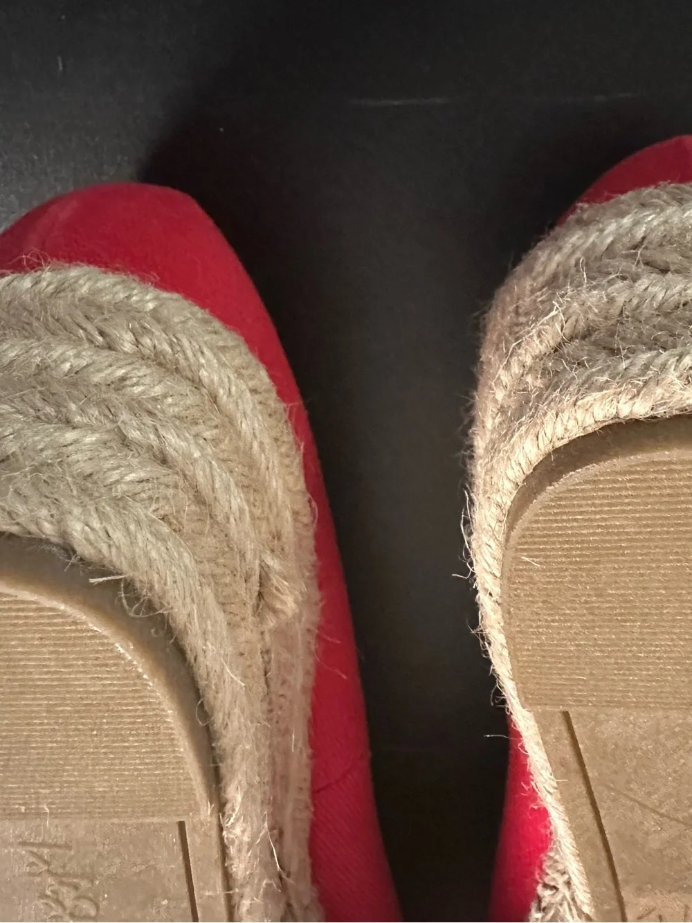 Life Stride Red Canvas Espadrille